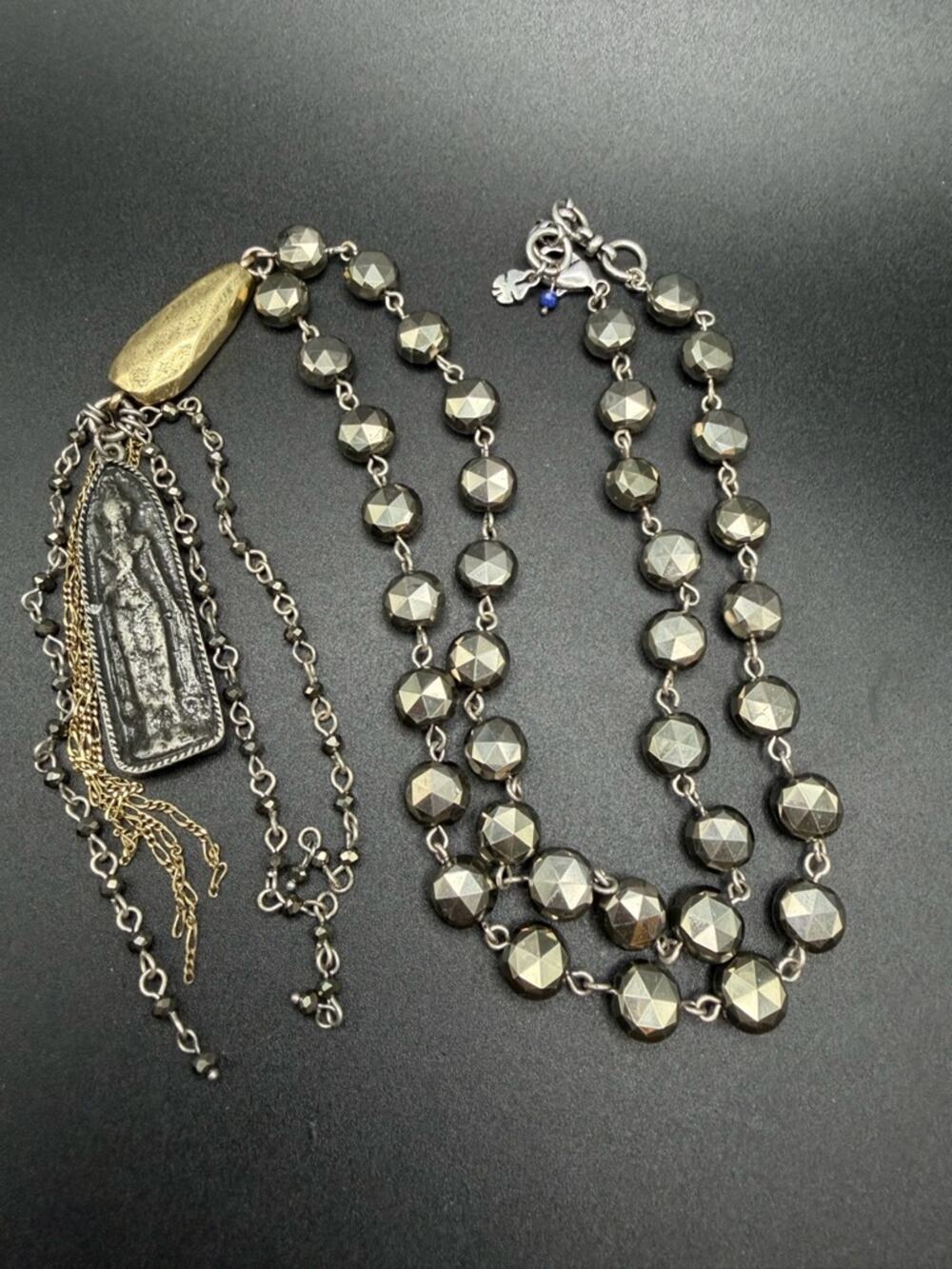 Lucky Brand Long statement necklace #K66 Egyptian style